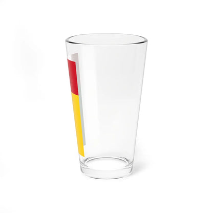 Flag of Guinea-Bissau vertical (Guinea) Pint Glass 16oz - Go Mug Yourself