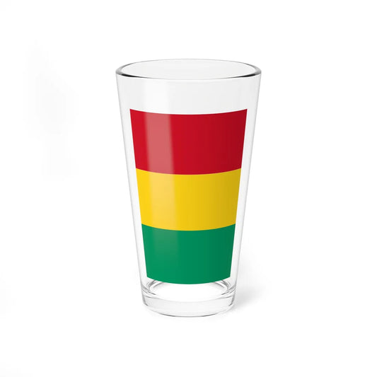 Flag of Guinea vertical (Guinea) Pint Glass 16oz 16oz - Go Mug Yourself