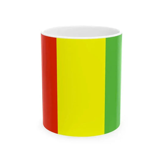 Flag of Guinea WFB 2000 (Guinea) White Coffee Mug 11oz - Go Mug Yourself