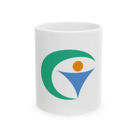 Flag of Gujo Gifu (Japan) White Coffee Mug 11oz - Go Mug Yourself