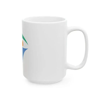 Flag of Gujo Gifu (Japan) White Coffee Mug - Go Mug Yourself