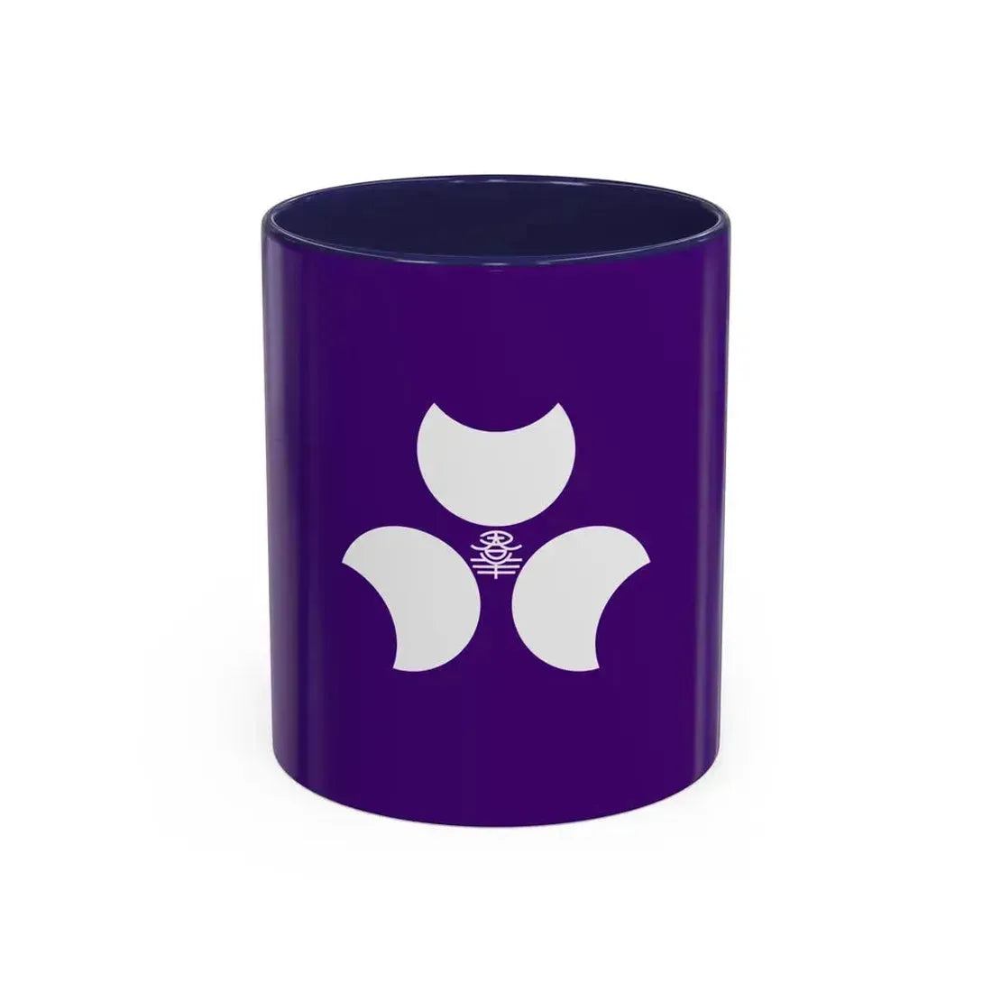 Flag of Gunma Prefecture Japan - Accent Coffee Mug 11oz Navy - Go Mug Yourself