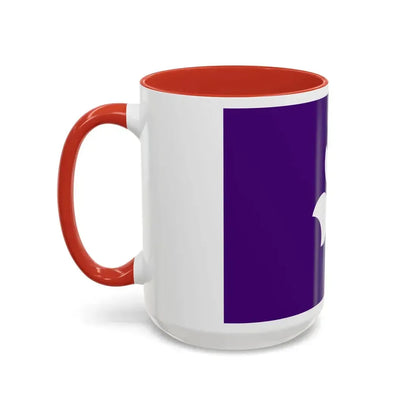 Flag of Gunma Prefecture Japan - Accent Coffee Mug - Go Mug Yourself
