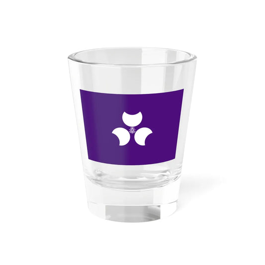 Flag of Gunma Prefecture (Japan) Shot Glass 1.5oz 1.5oz - Go Mug Yourself