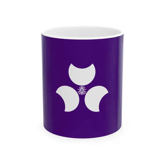 Flag of Gunma Prefecture Japan - White Coffee Mug 11oz - Go Mug Yourself