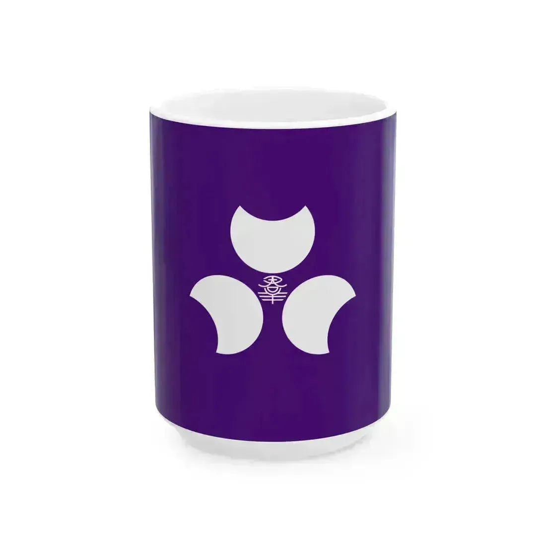 Flag of Gunma Prefecture (Japan) White Coffee Mug 15oz - Go Mug Yourself