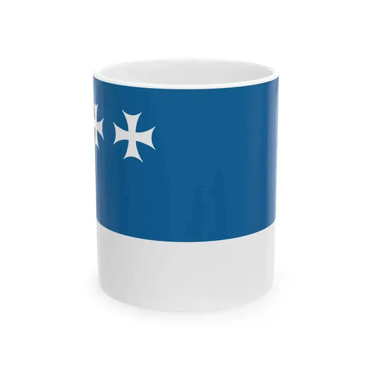 Flag of Gurjaani Municipality (Georgia) White Coffee Mug 11oz - Go Mug Yourself