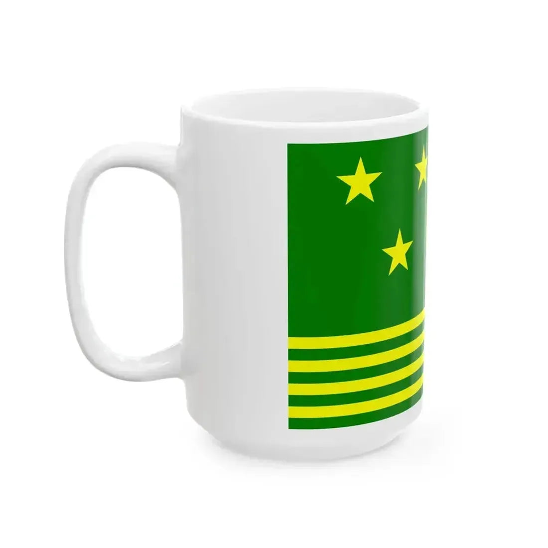 Flag of Gurkhaland (India) White Coffee Mug - Go Mug Yourself