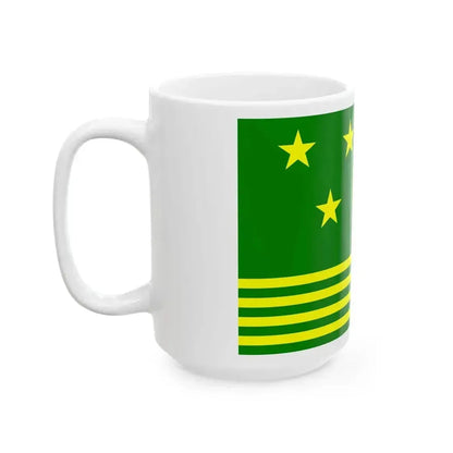 Flag of Gurkhaland (India) White Coffee Mug - Go Mug Yourself