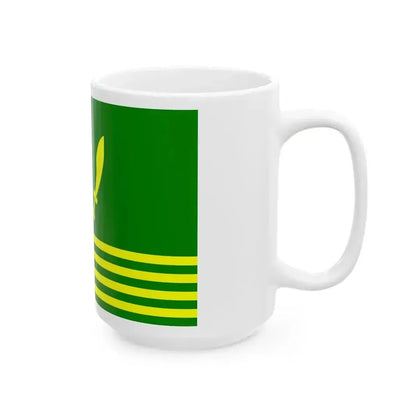 Flag of Gurkhaland (India) White Coffee Mug - Go Mug Yourself