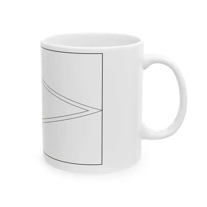 Flag of Guyana colouring page (Guyana) White Coffee Mug - Go Mug Yourself