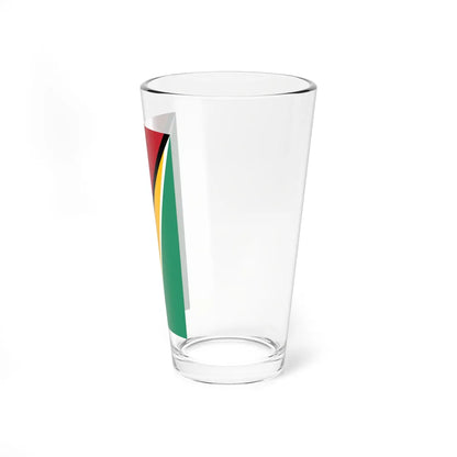 Flag of Guyana vertical (Guyana) Pint Glass 16oz - Go Mug Yourself