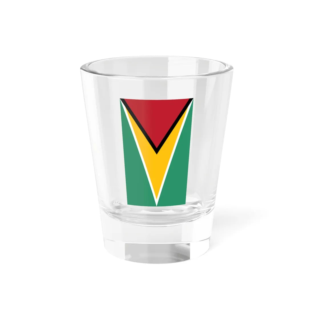 Flag of Guyana vertical (Guyana) Shot Glass 1.5oz 1.5oz - Go Mug Yourself