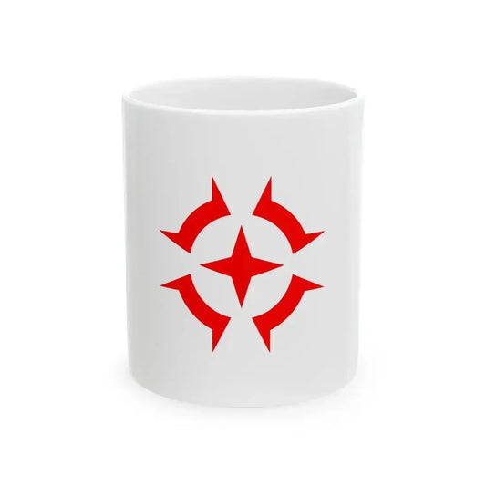 Flag of Gyoda Saitama (Japan) White Coffee Mug 11oz - Go Mug Yourself