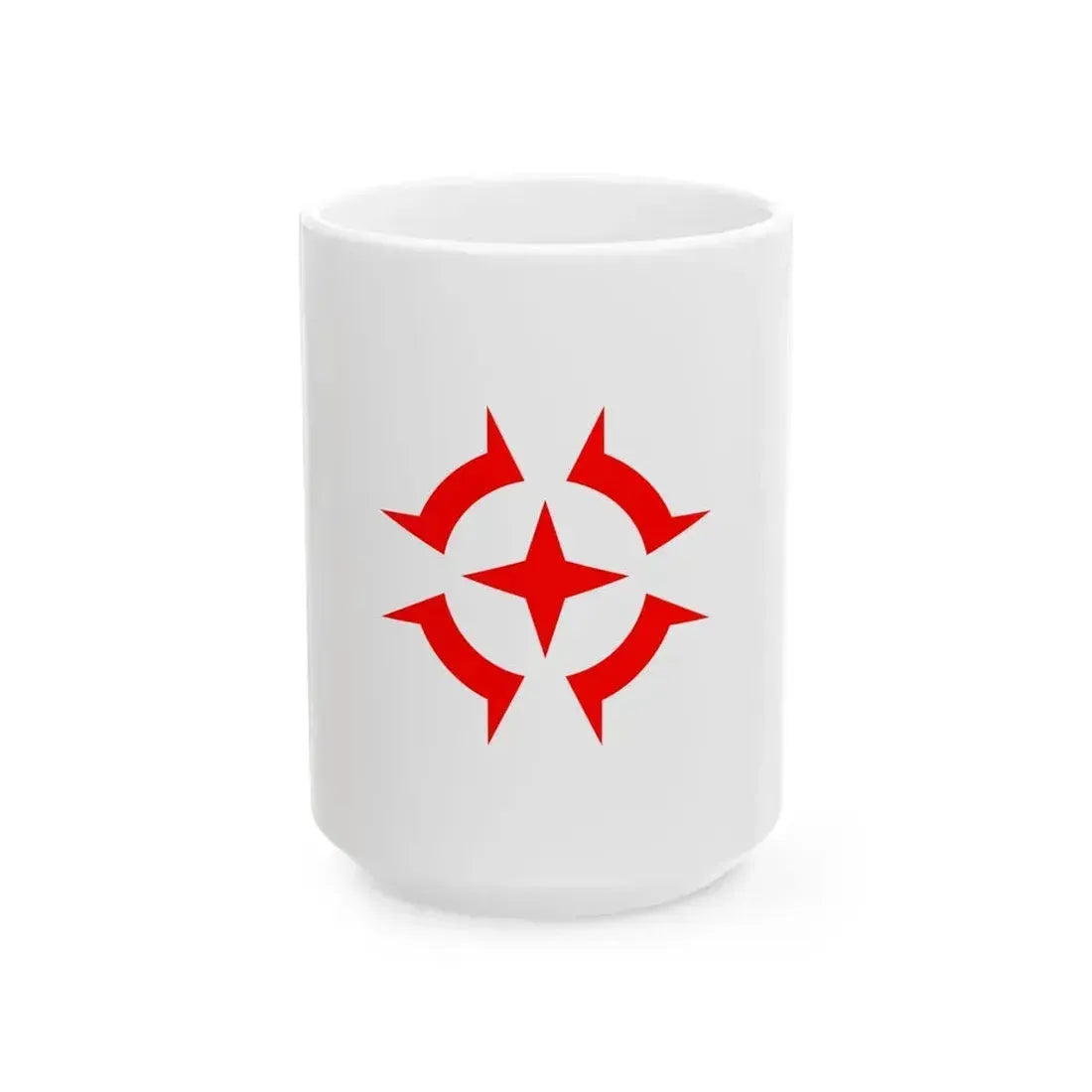 Flag of Gyoda Saitama (Japan) White Coffee Mug 15oz - Go Mug Yourself