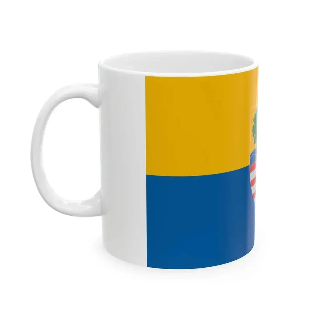 Flag of Gyomro (Hungary) White Coffee Mug - Go Mug Yourself