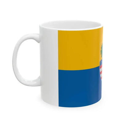 Flag of Gyomro (Hungary) White Coffee Mug - Go Mug Yourself