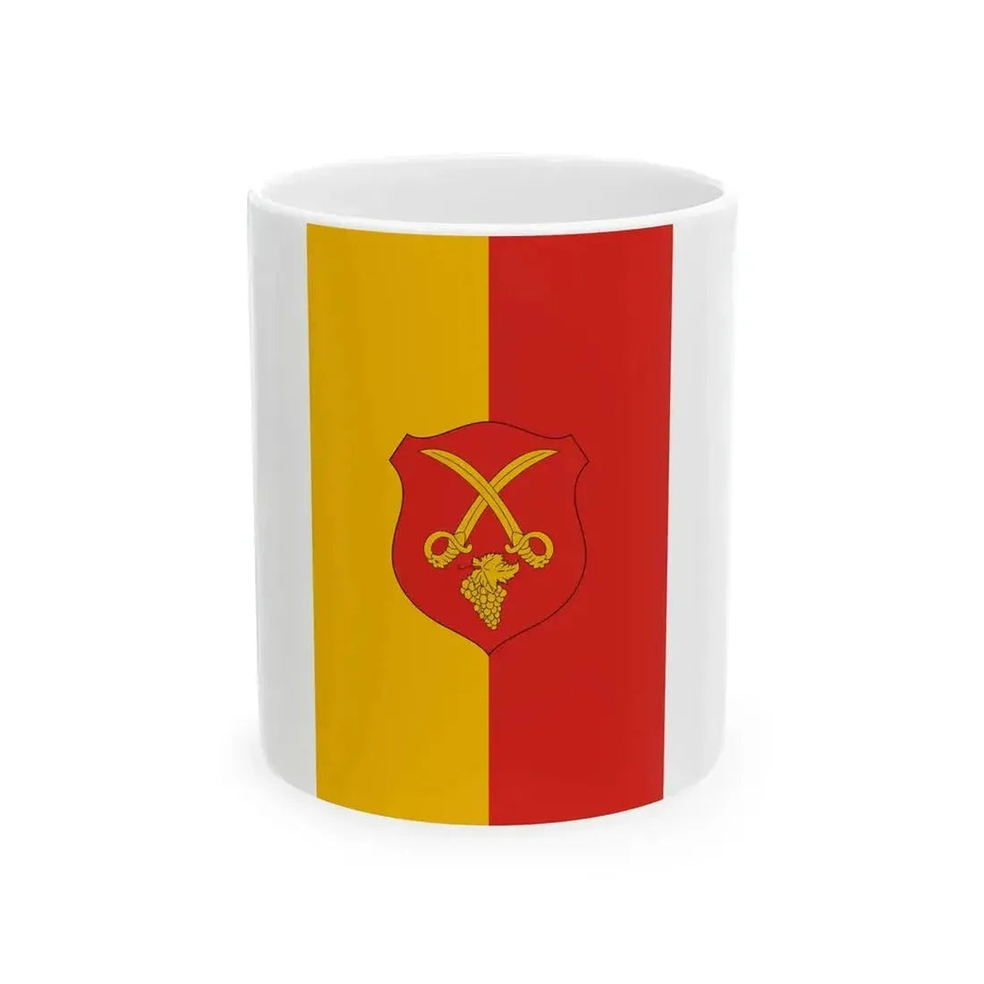 Flag of Gyongyosfalu (Hungary) White Coffee Mug 11oz - Go Mug Yourself