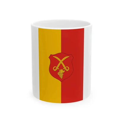 Flag of Gyongyosfalu (Hungary) White Coffee Mug 11oz - Go Mug Yourself
