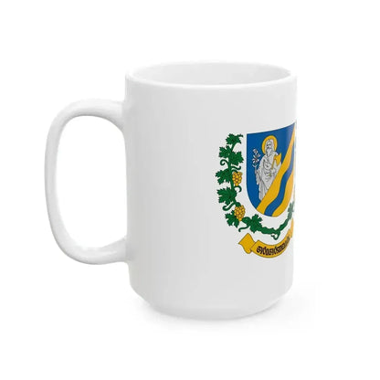 Flag of Gyongyosmellek (Hungary) White Coffee Mug - Go Mug Yourself