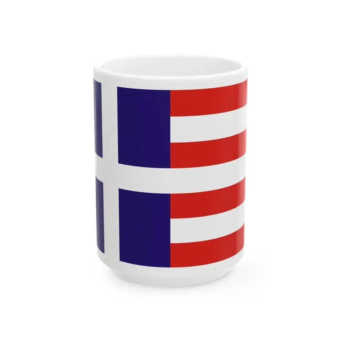 Flag of Gyor 1941 (Hungary) White Coffee Mug 15oz - Go Mug Yourself