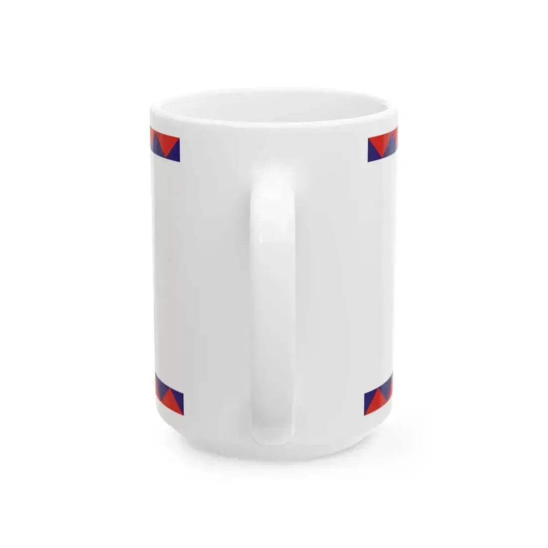 Flag of Gyor 2-1 aspect ratio (Hungary) White Coffee Mug - Go Mug Yourself