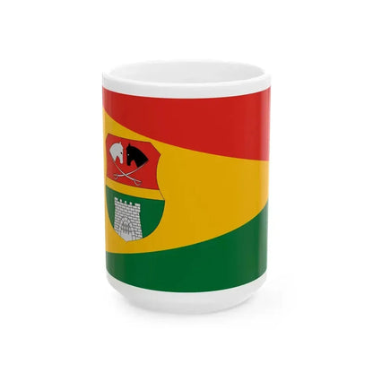 Flag of Gyorvar (Hungary) White Coffee Mug 15oz - Go Mug Yourself