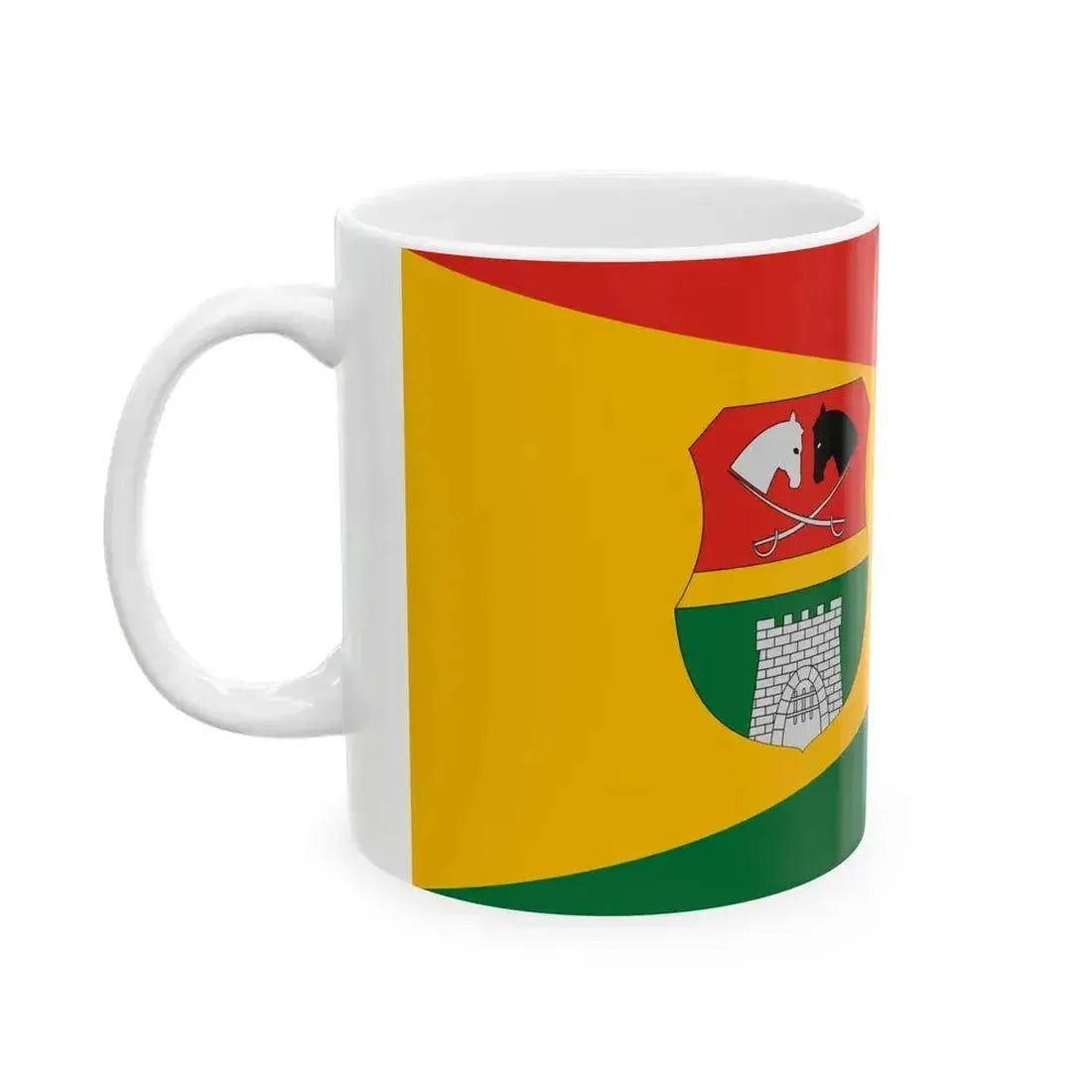 Flag of Gyorvar (Hungary) White Coffee Mug - Go Mug Yourself