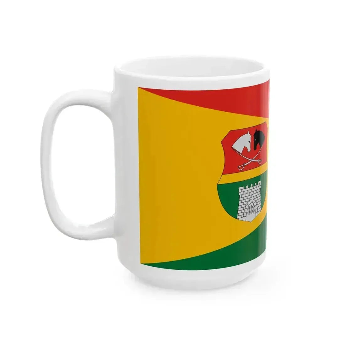 Flag of Gyorvar (Hungary) White Coffee Mug - Go Mug Yourself