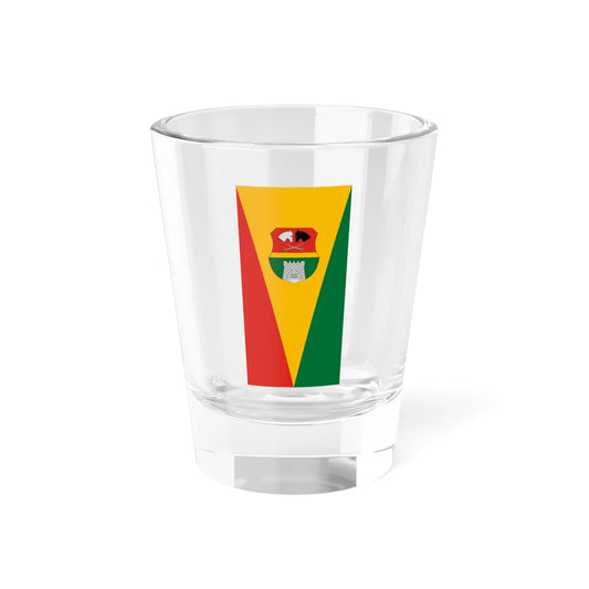 Flag of Gyorvar vertical (Hungary) Shot Glass 1.5oz 1.5oz - Go Mug Yourself