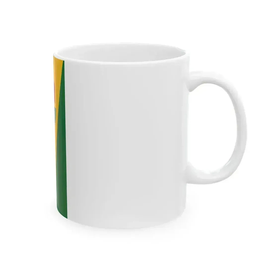 Flag of Gyorvar vertical (Hungary) White Coffee Mug - Go Mug Yourself
