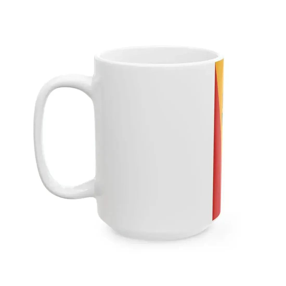 Flag of Gyorvar vertical (Hungary) White Coffee Mug - Go Mug Yourself