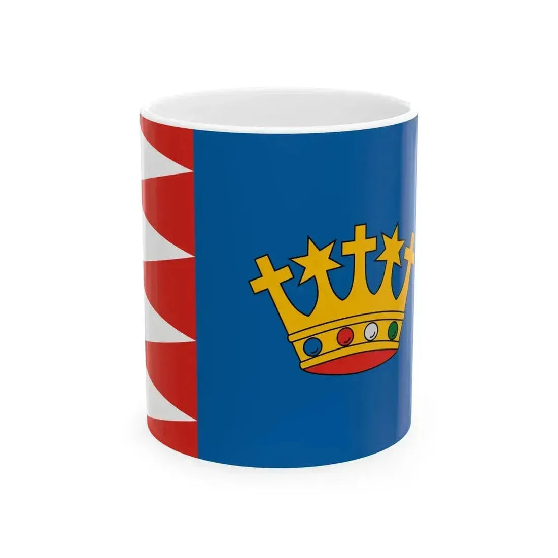 Flag of Gyula 1941 (Hungary) White Coffee Mug 11oz - Go Mug Yourself