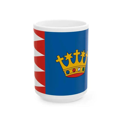 Flag of Gyula 1941 (Hungary) White Coffee Mug 15oz - Go Mug Yourself