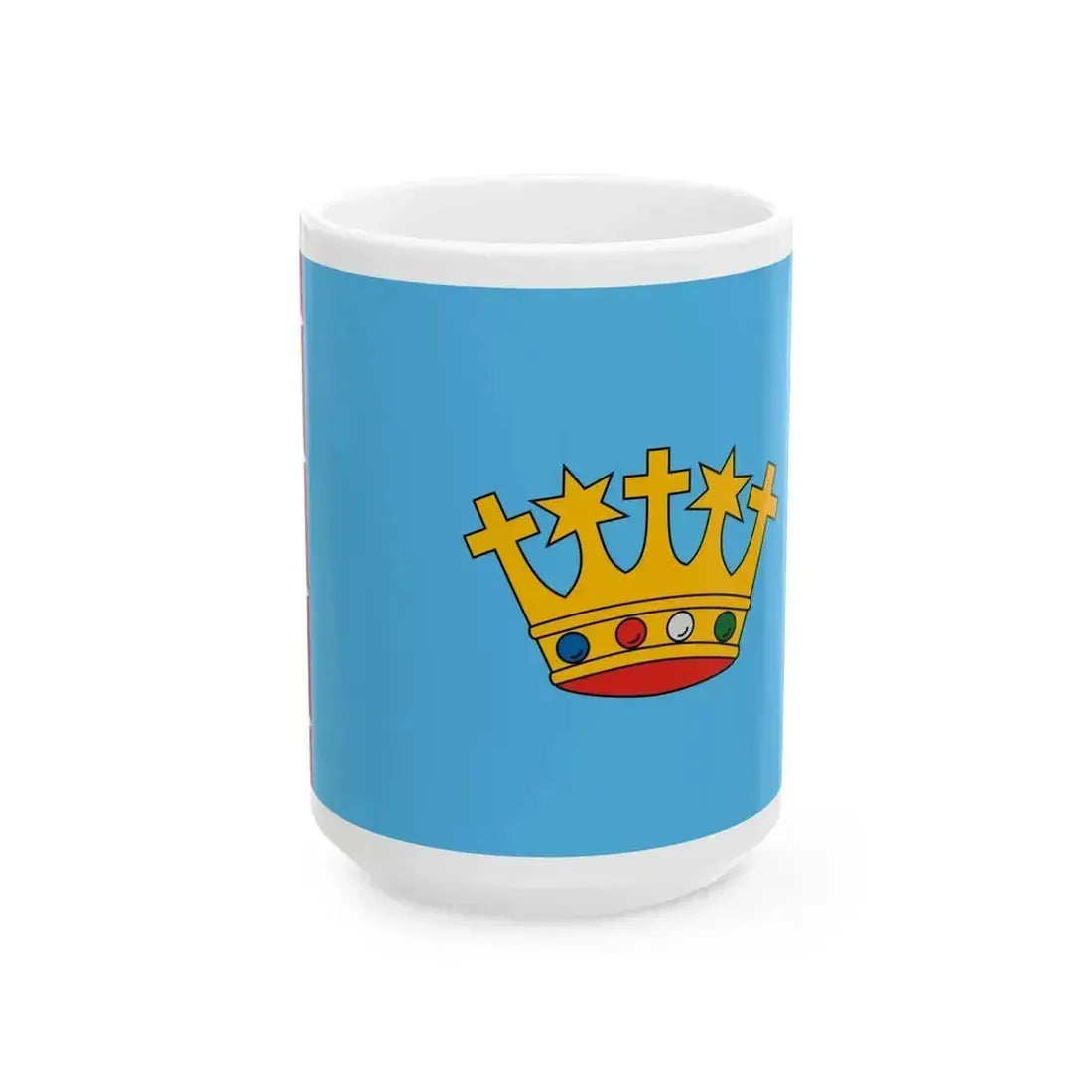 Flag of Gyula (Hungary) White Coffee Mug 15oz - Go Mug Yourself