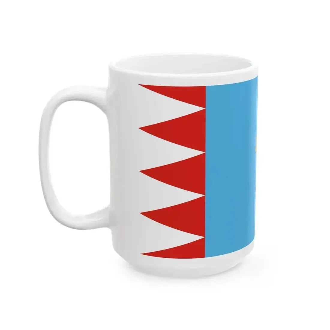 Flag of Gyula (Hungary) White Coffee Mug - Go Mug Yourself