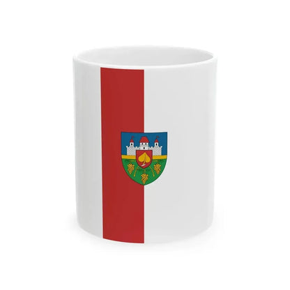 Flag of Gyulakeszi vertical (Hungary) White Coffee Mug 11oz - Go Mug Yourself