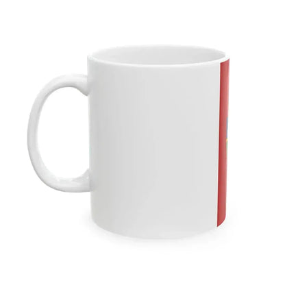 Flag of Gyulakeszi vertical (Hungary) White Coffee Mug - Go Mug Yourself