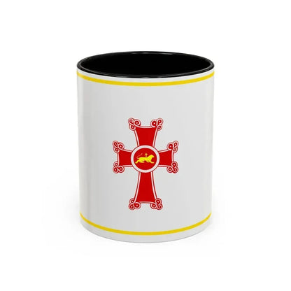 Flag of Gyumri Armenia - Accent Coffee Mug 11oz Black - Go Mug Yourself