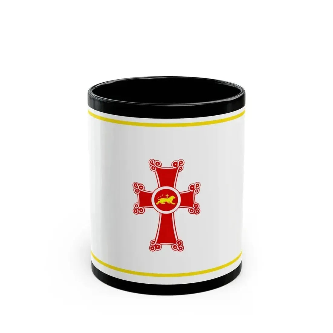 Flag of Gyumri Armenia - Black Coffee Mug 11oz - Go Mug Yourself