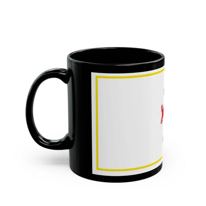 Flag of Gyumri Armenia - Black Coffee Mug-Go Mug Yourself