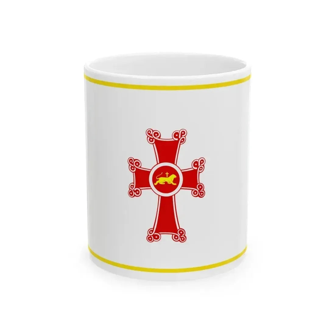 Flag of Gyumri Armenia - White Coffee Mug 11oz - Go Mug Yourself