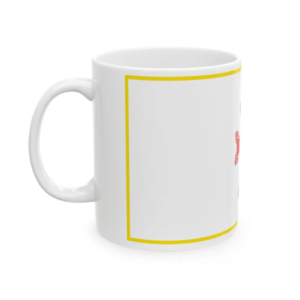 Flag of Gyumri Armenia - White Coffee Mug-Go Mug Yourself