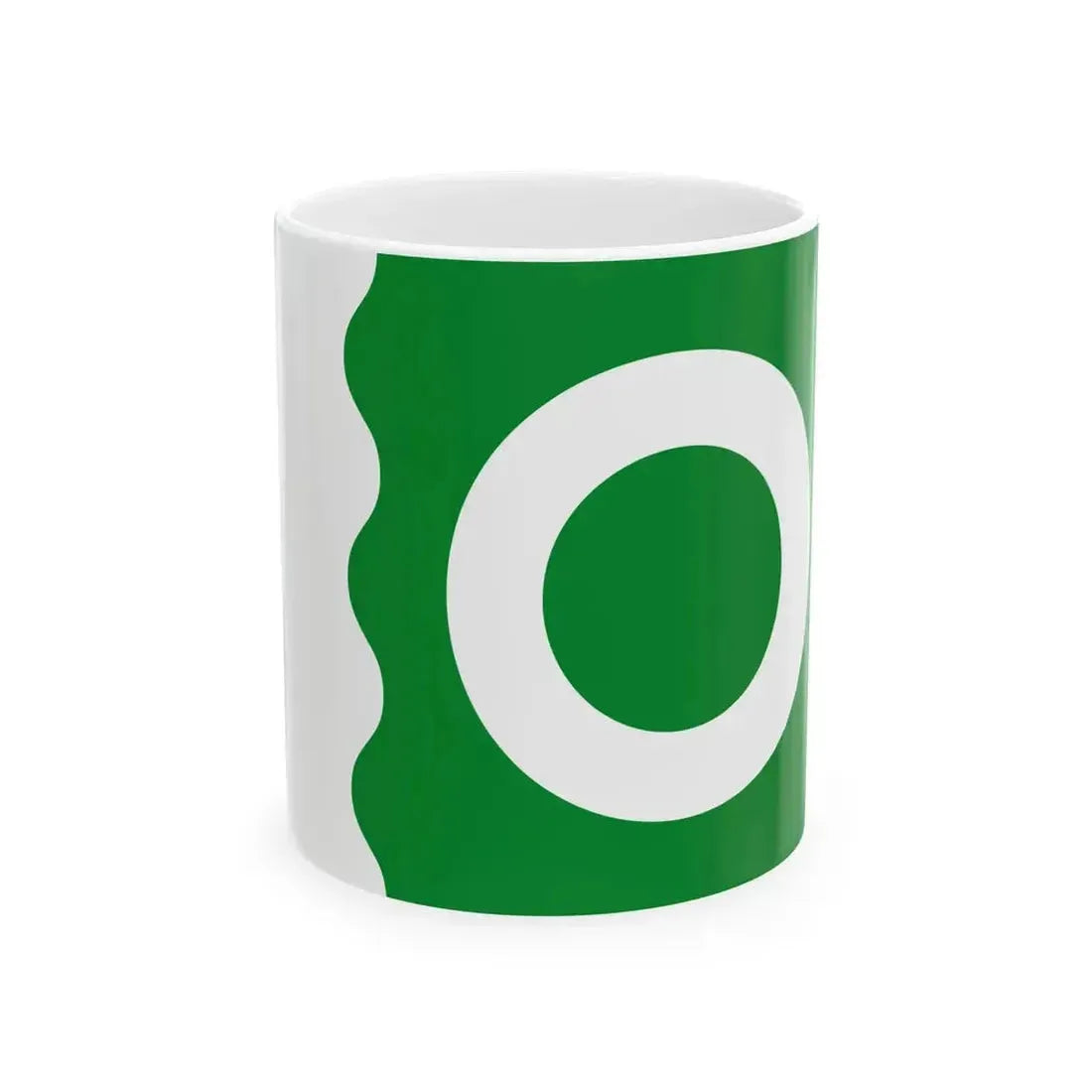 Flag of Haabersti district Tallinn Estonia (Estonia) White Coffee Mug 11oz - Go Mug Yourself