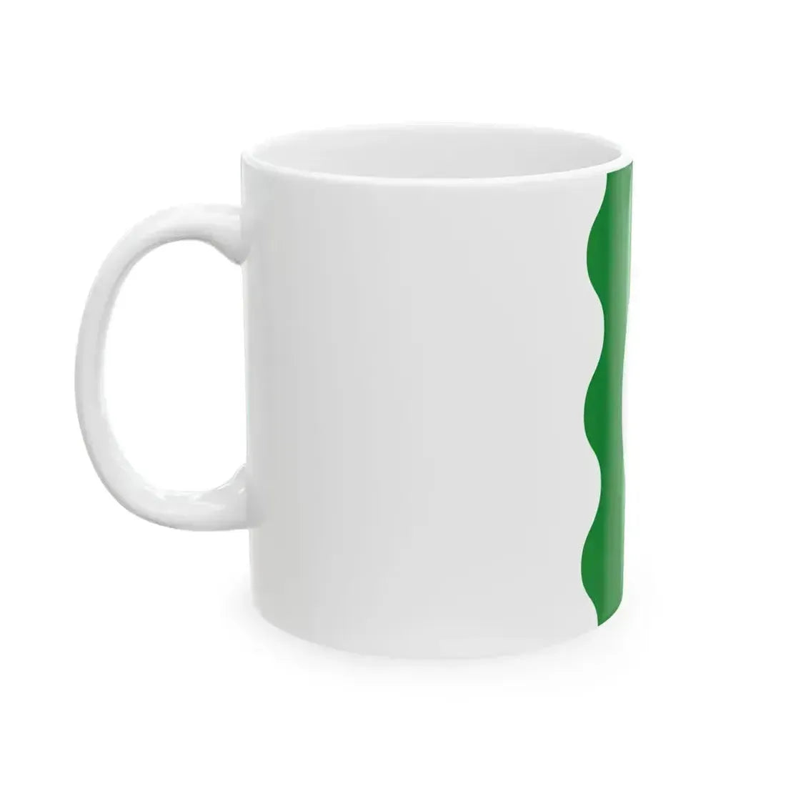 Flag of Haabersti district Tallinn Estonia (Estonia) White Coffee Mug - Go Mug Yourself