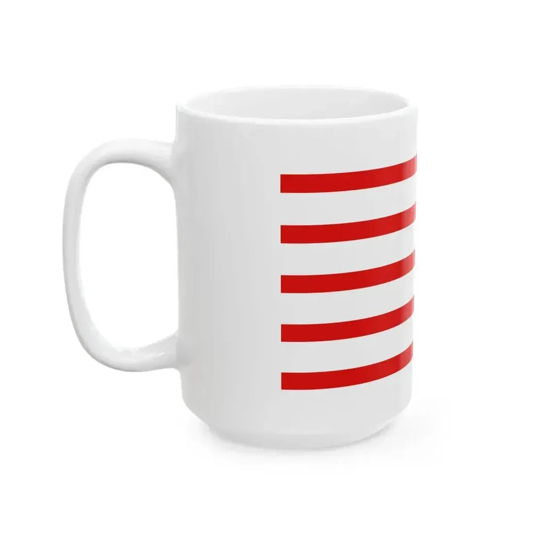 Flag of Haacht (Belgium) White Coffee Mug - Go Mug Yourself