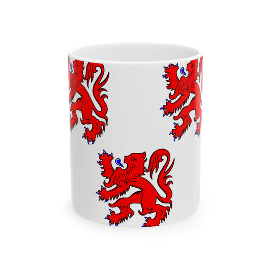 Flag of Haaltert (Belgium) White Coffee Mug-11oz-Go Mug Yourself