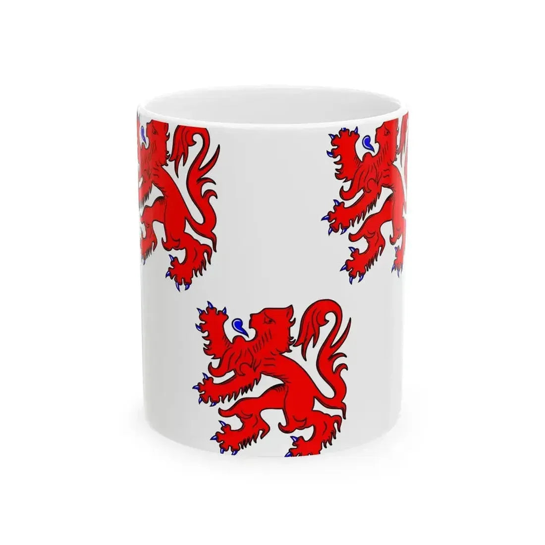 Flag of Haaltert (Belgium) White Coffee Mug 11oz - Go Mug Yourself