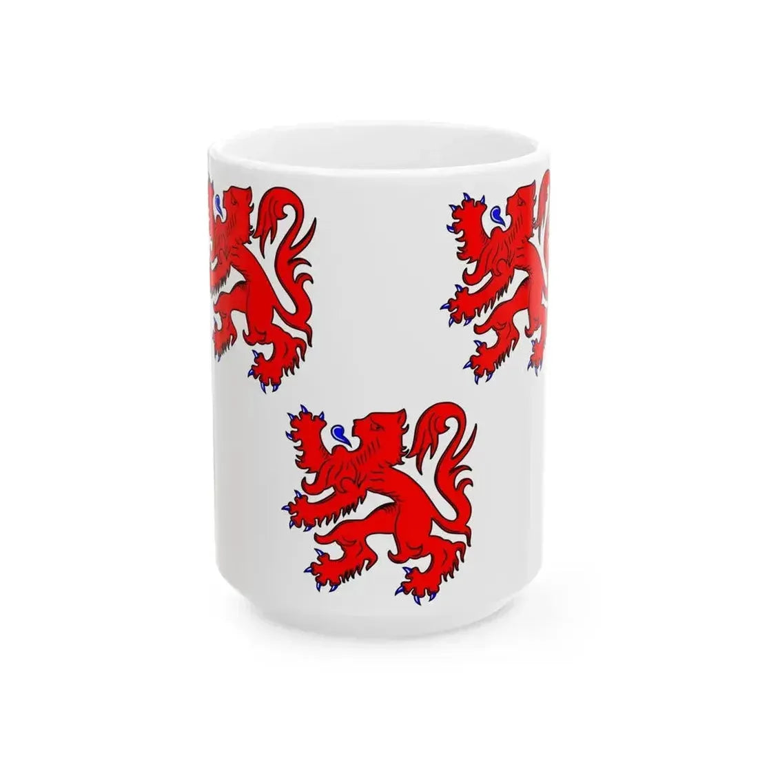 Flag of Haaltert (Belgium) White Coffee Mug 15oz - Go Mug Yourself