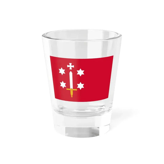 Flag of Haarlem the capital of the province of North Holland Netherlands - Shot Glass 1.5oz 1.5oz - Go Mug Yourself
